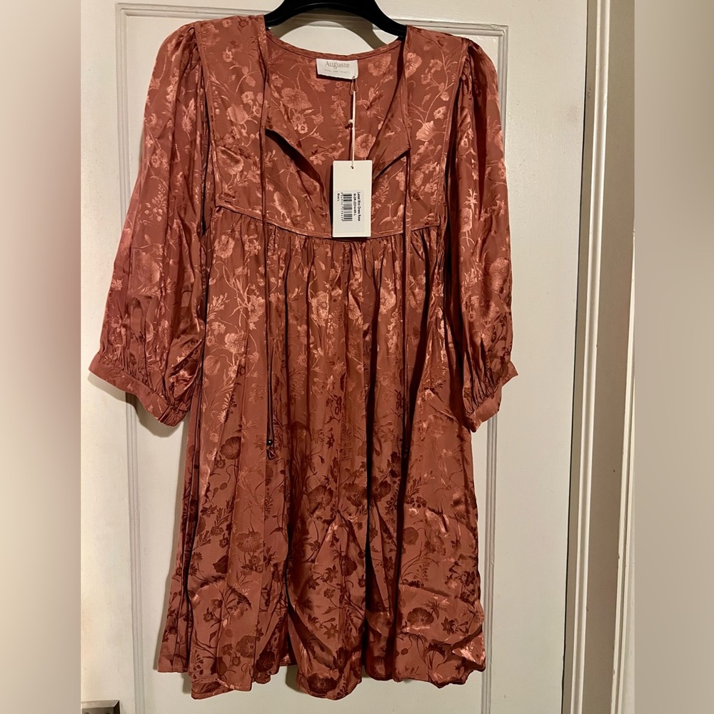 NWT Auguste Mini Dress Rose